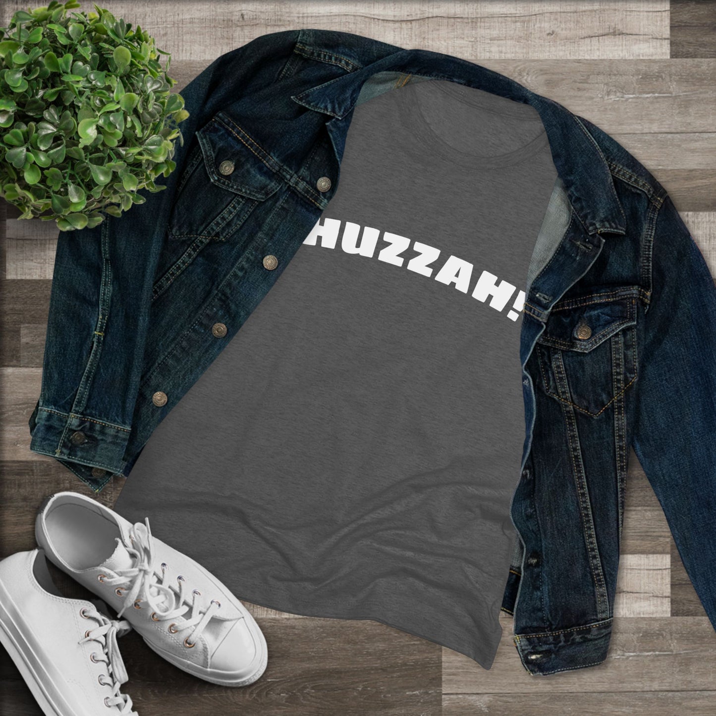 Huzzah Women's Triblend Tee