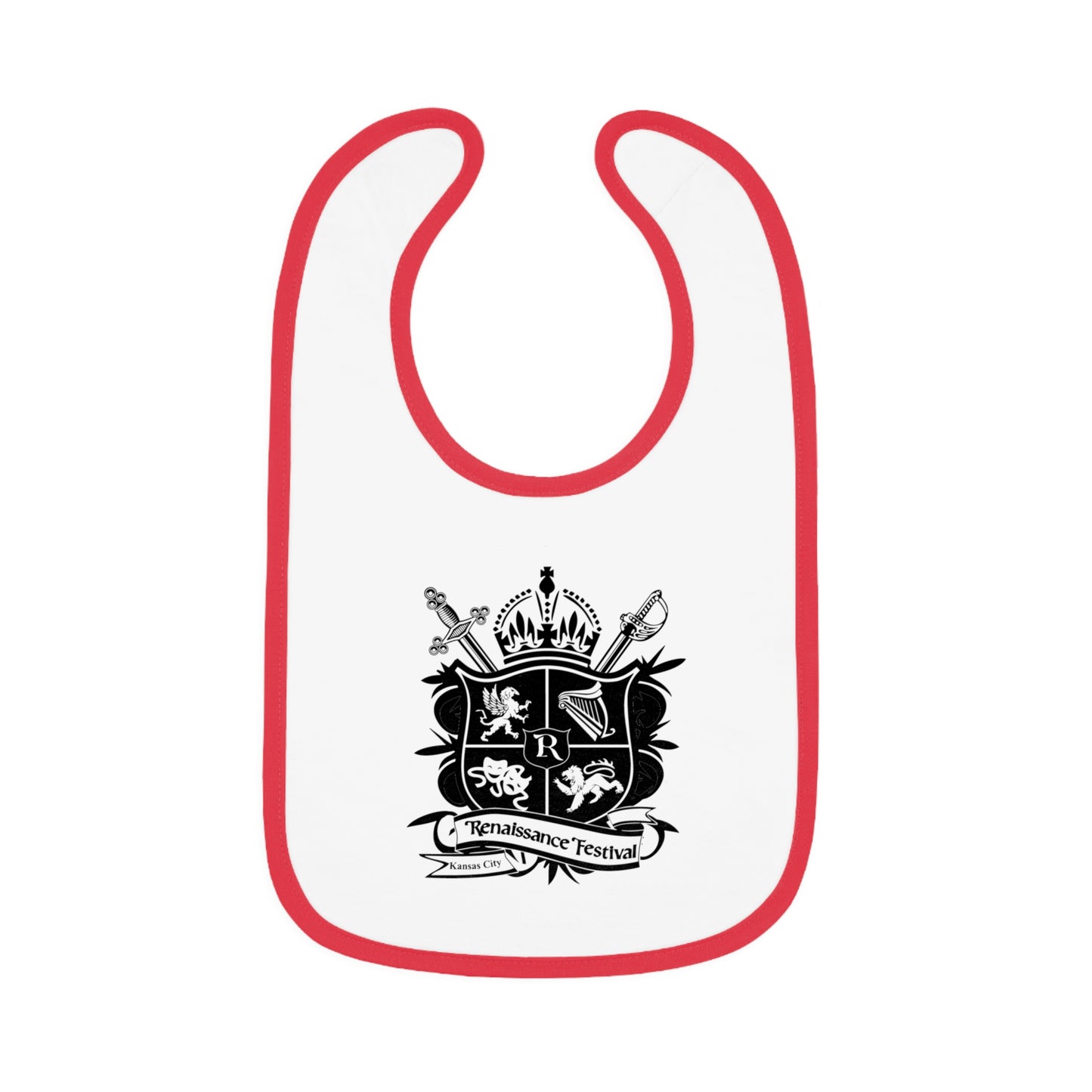 KC Renaissance Festival Crest Baby Bib