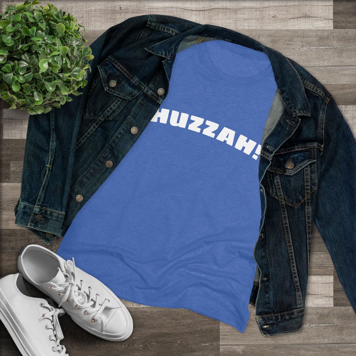 Huzzah Women's Triblend Tee