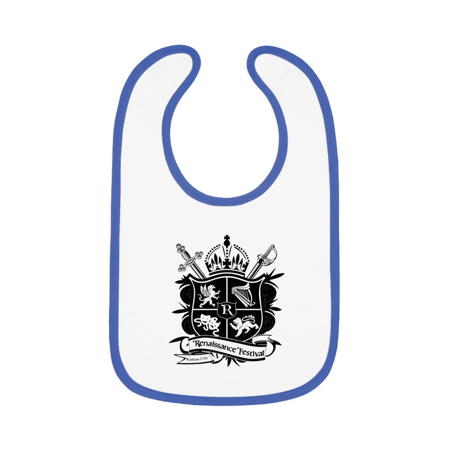 KC Renaissance Festival Crest Baby Bib