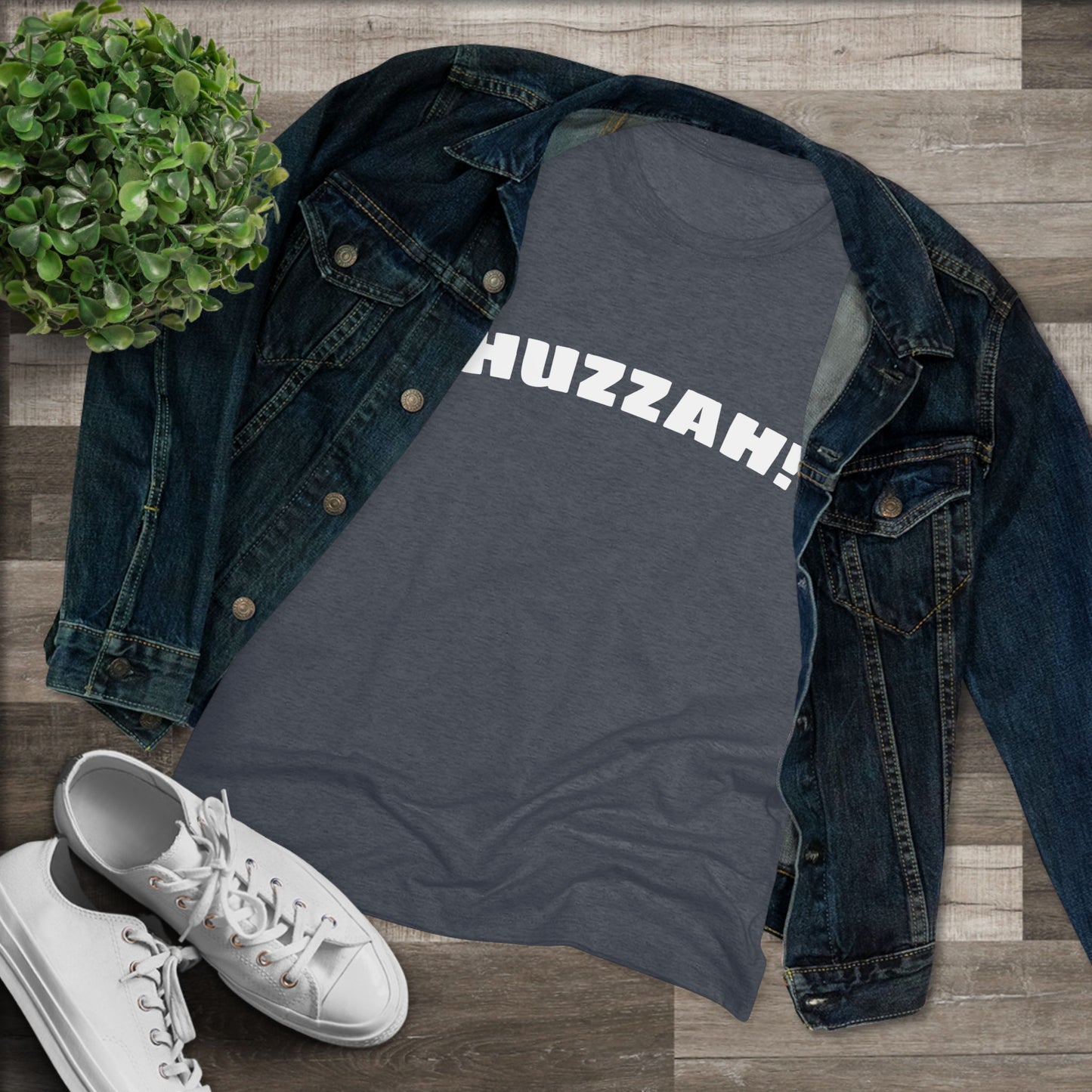 Huzzah Women's Triblend Tee