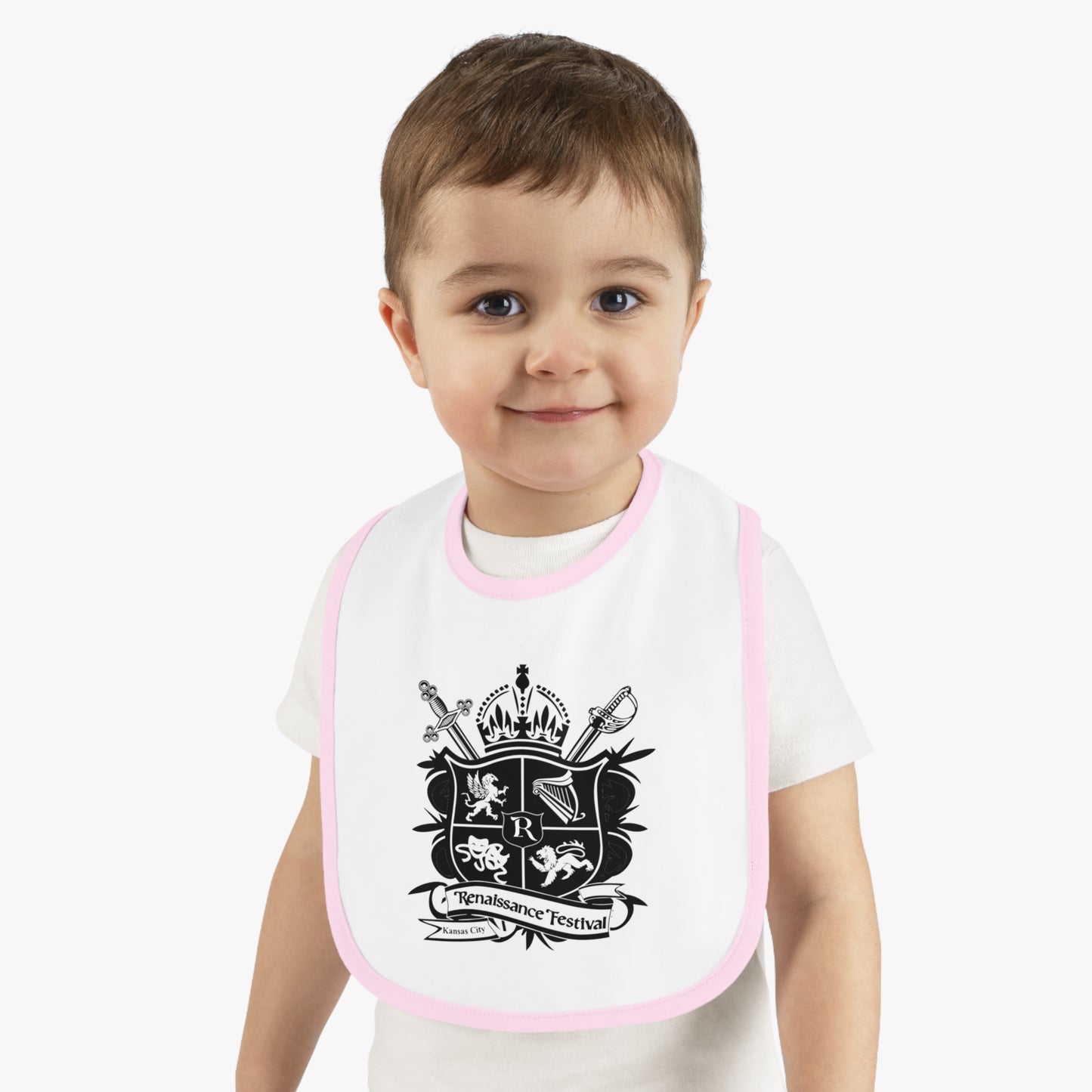 KC Renaissance Festival Crest Baby Bib