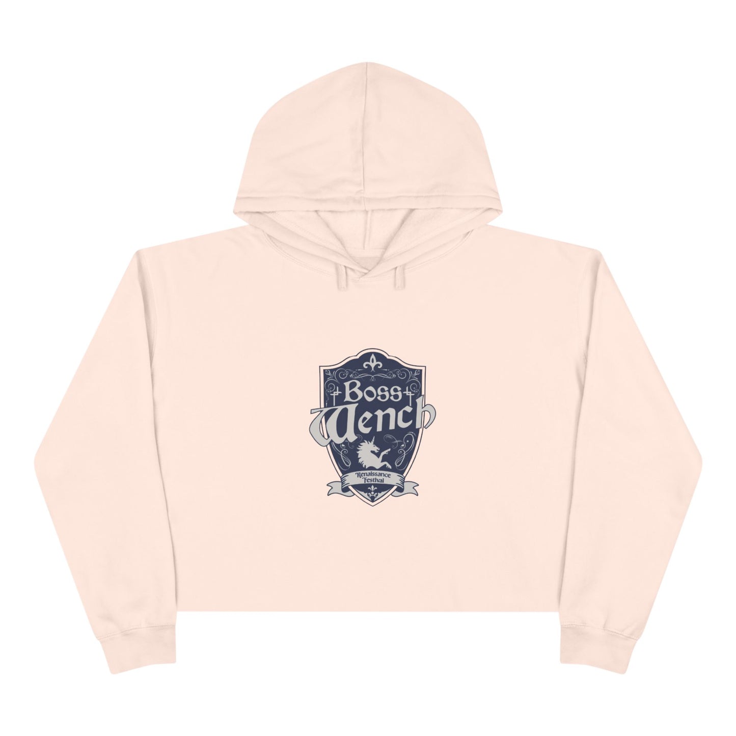Women's Cropped Hoodie - Boss Wench