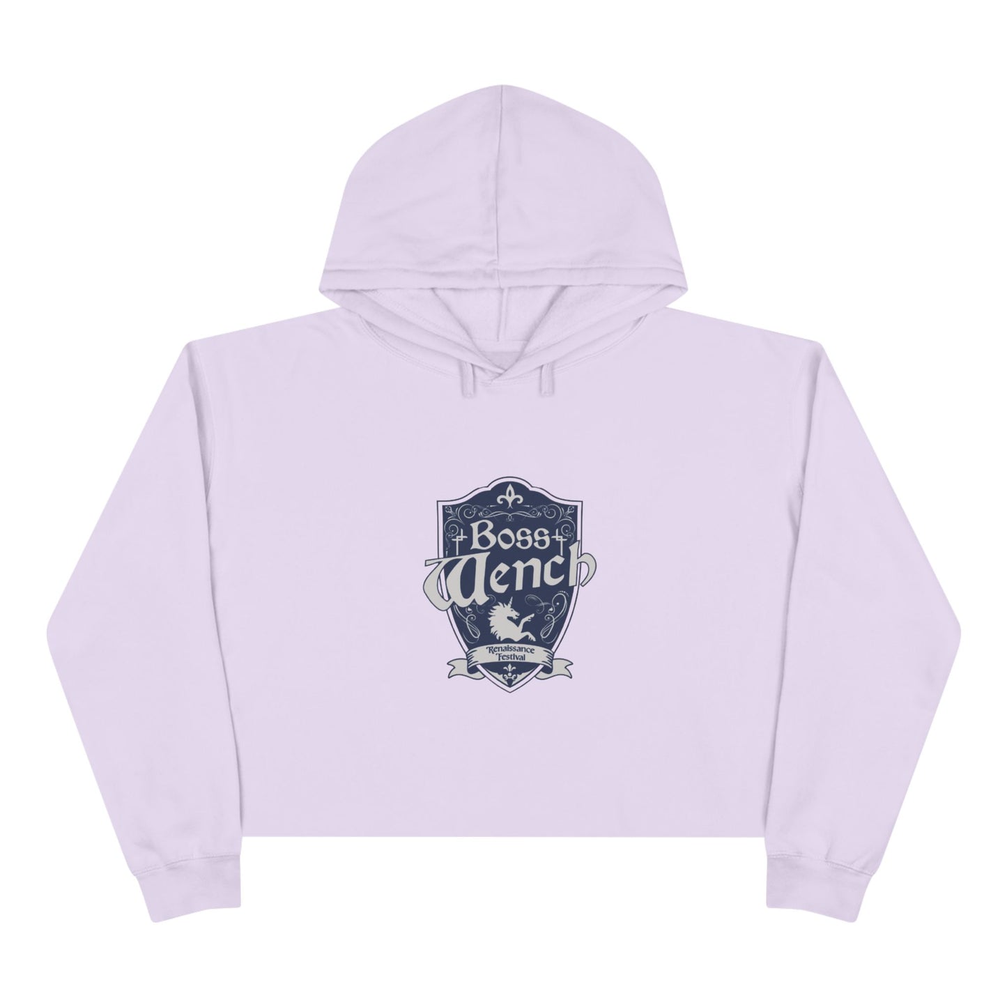 Women's Cropped Hoodie - Boss Wench