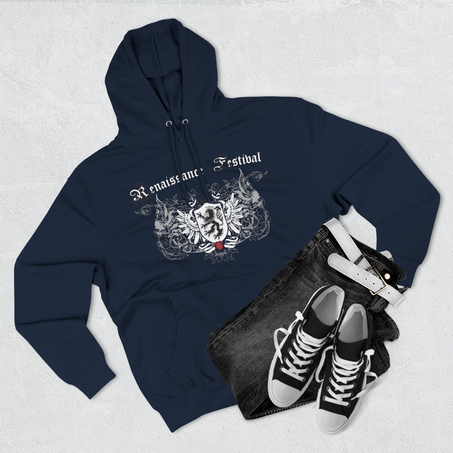 Lion Crest -Shirt Fleece Hoodie