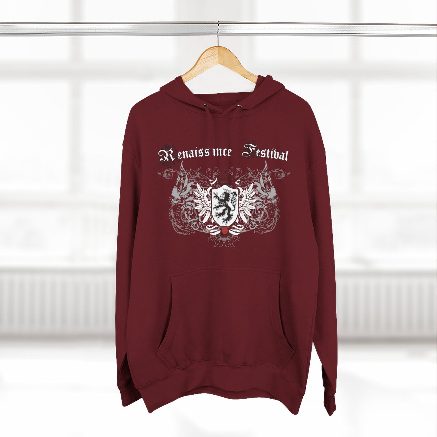 Lion Crest -Shirt Fleece Hoodie
