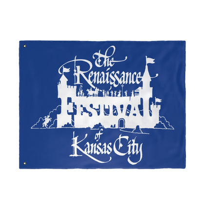 KC Renaissance Festival Flag, Double-Sided Decorative Banner, Unique Garden Decor, Fairytale Theme, Festival Celebration Decor