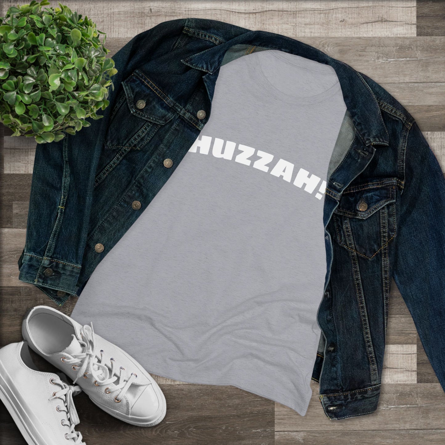 Huzzah Women's Triblend Tee