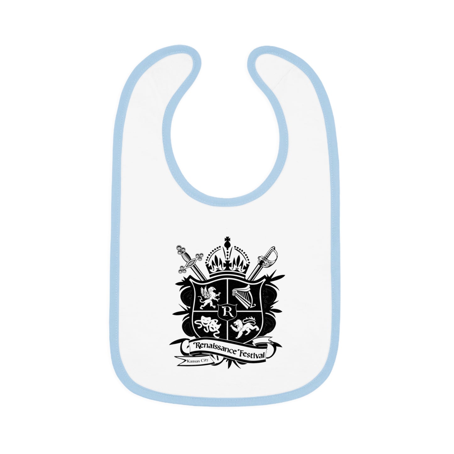 KC Renaissance Festival Crest Baby Bib