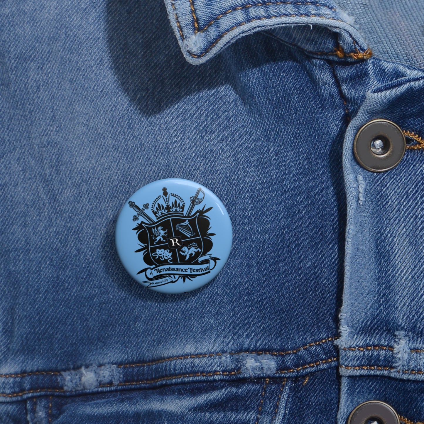 KC Renaissance Festival Pin Buttons.