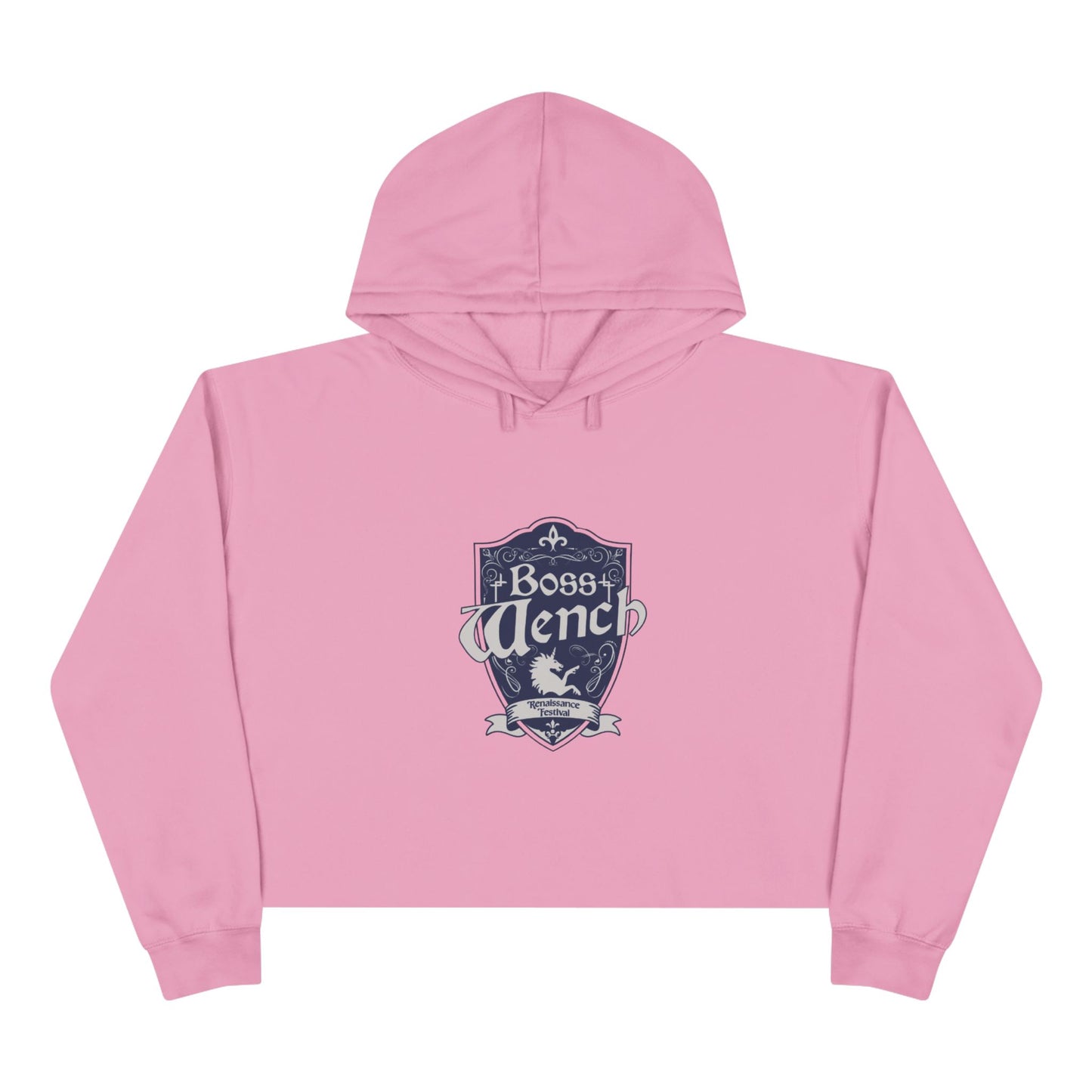 Women's Cropped Hoodie - Boss Wench