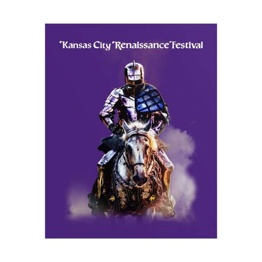 Poster - Medieval Knight on a Horse