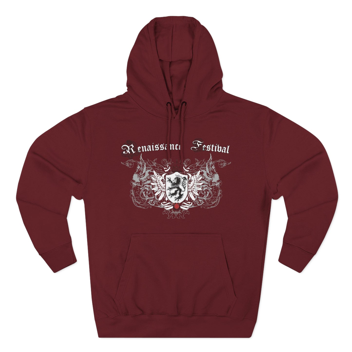 Lion Crest -Shirt Fleece Hoodie