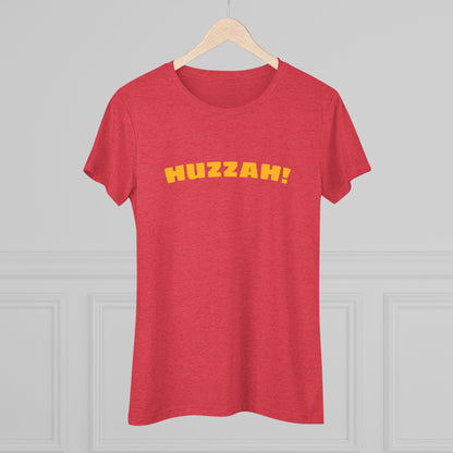 Huzzah Women's Triblend Tee