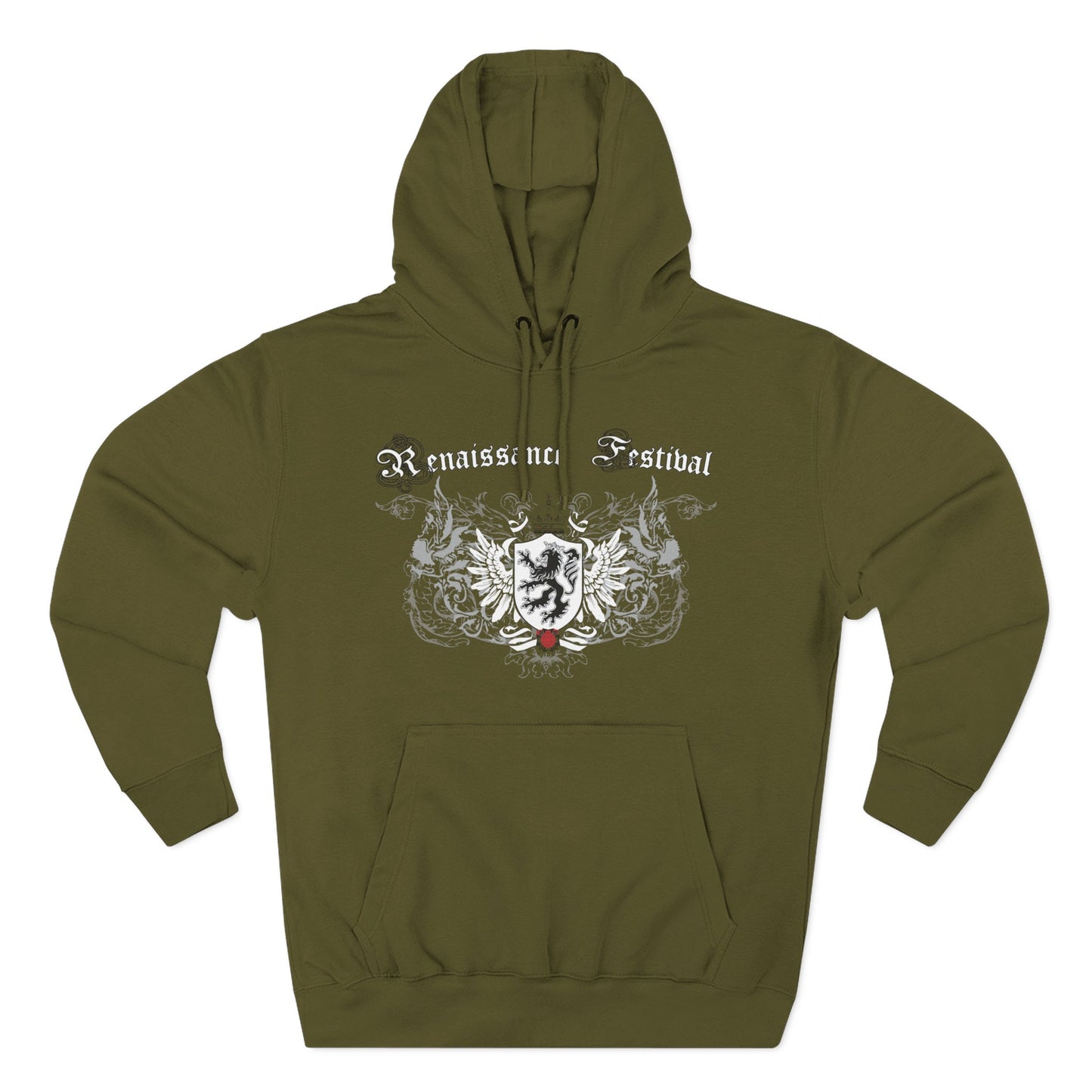 Lion Crest -Shirt Fleece Hoodie