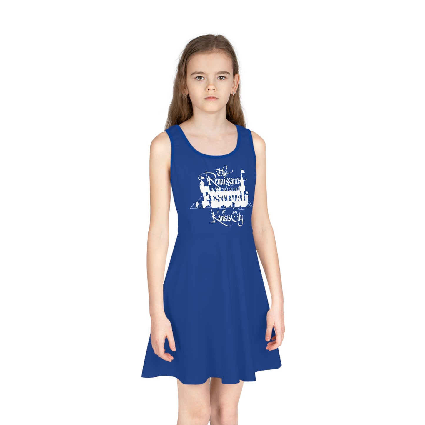 Girls' Sleeveless Sundress