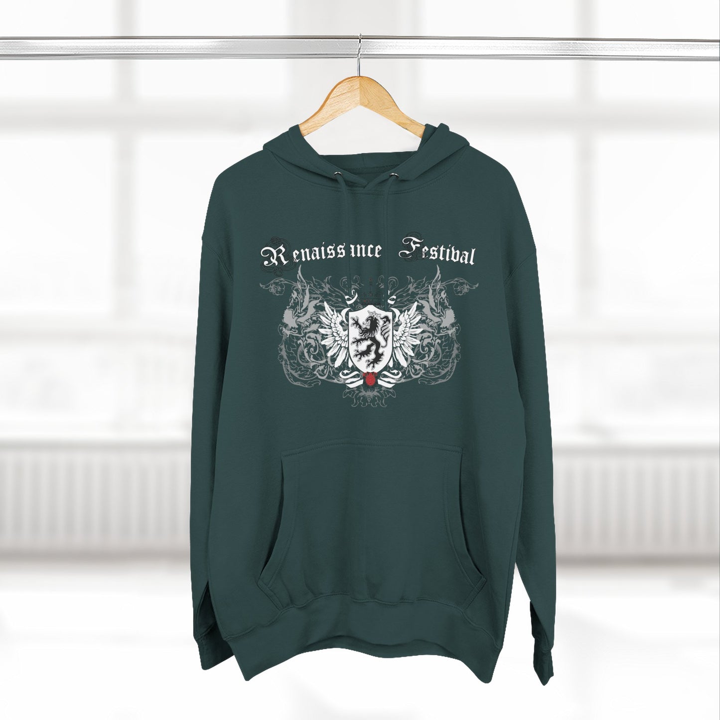 Lion Crest -Shirt Fleece Hoodie